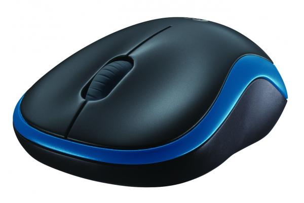 Logitech M185 Wireless Optical mouse blue  [RF 2.4Ghz, 1000 DPI, 3-Button, AA, 10m]