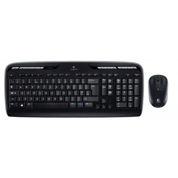 Logitech MK330 920-003989 Wireless Desktop [Numpad, Wheel, 11x Media keys, Optical, Black]