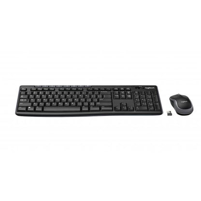 Logitech MK270 920-004509 Wireless Desktop Set black [111-key, 8x hotkey, Optical, Black]