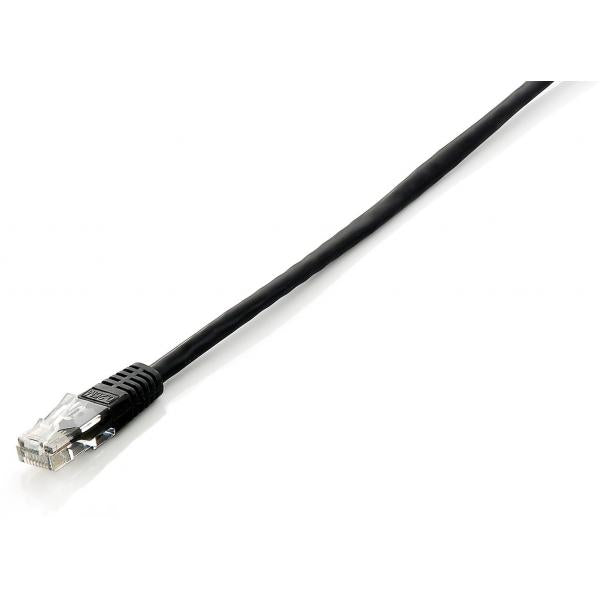 Equip 625457 Patch cable, U/UTP Cat6 26AWG 250Mhz, 0,5m, Black