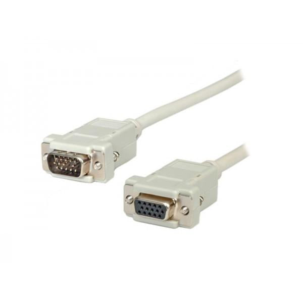 ADJ ADJKOF21996530 VGA Cable, D-SUB 15-Pin, M/F, 3m, Silver