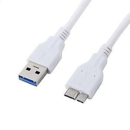 ADJ 320-00017 USB 3.0 kabel, Type A / Micro USB Type B M/M 2m White Blister