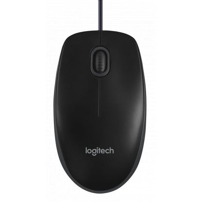 Logitech B100 Wired Office Mouse OEM [USB, Optical 800 DPI, 3 buttons, 1.8m, Black]