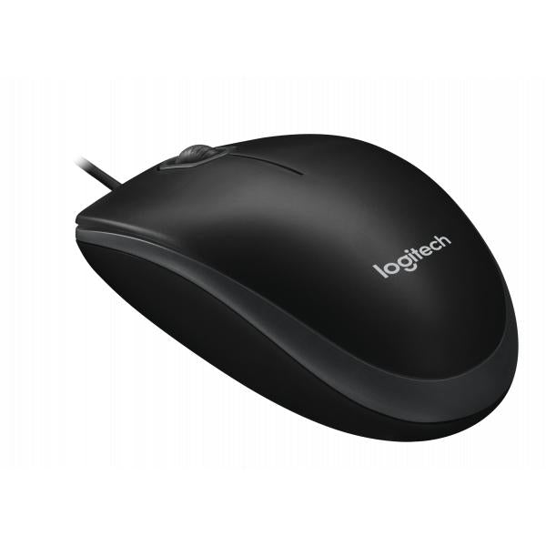 Logitech B100 Wired Office Mouse OEM [USB, Optical 800 DPI, 3 buttons, 1.8m, Black]