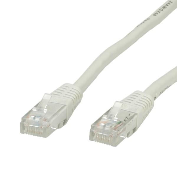 ADJ 310-00045 Cat6e Networking Cable, RJ45, UTP, Unscreened, 5m, White