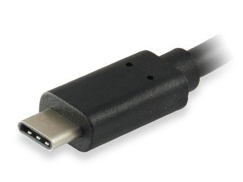 Equip 133455 USB 3.0 Cable Type C Male to Type A Female, 15cm