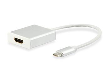 Equip 133452 USB Type C Male to HDMI Female Adapter, 15cm