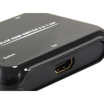 Equip 332721 HDMI Switch, 3x, HDMI1.4, Dolby True-HD, 7.1CH, Black