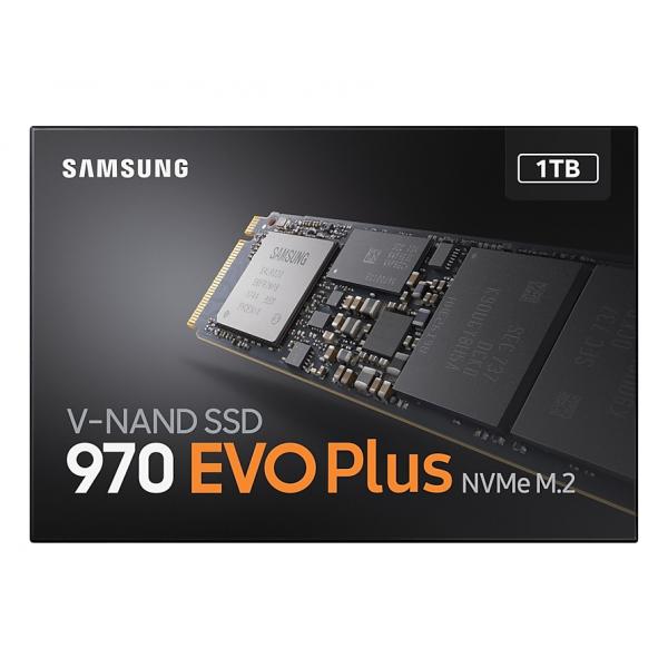 Samsung MZ-V7S1T0BW 970 Evo Plus SSD, 1 TB, M.2 NVME, V-NAND MLC, 3500/ 3300 MB/s, 6000000 IOPS