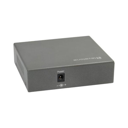 Levelone GEP-0523 5-Port Gigabit PoE Switch, IEEE 802.3af/at, 4x PoE, 60W, 10/100/1000Mbps