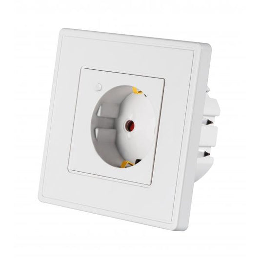 WOOX R4054 Smart inbouw stopcontact powered by TUYA, 16A, 3680W, Wi-Fi, White