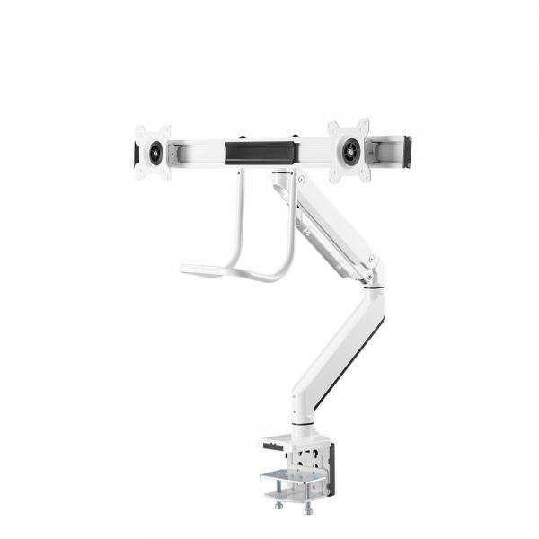 Neomounts NM-D775DXWHITE Flat screen/ TV desk mount Clamp 8 kg, 10 - 32", 100x100 mm, Whi