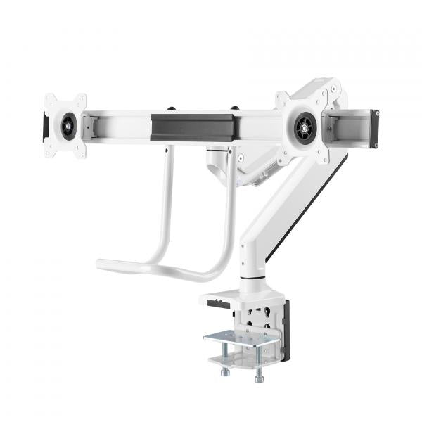 Neomounts NM-D775DXWHITE Flat screen/ TV desk mount Clamp 8 kg, 10 - 32", 100x100 mm, Whi