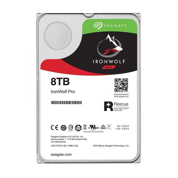 Seagate ST8000VN004 IronWolf, 3.5", 8 TB, 7200 RPM, 256MB, SATA3