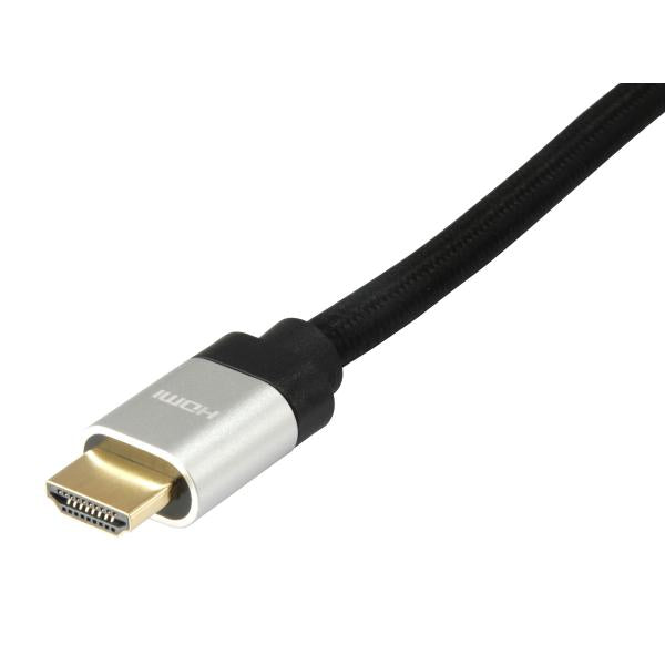 Equip 119380 HDMI 2.1 Ultra High Speed Cable, HDMI Type-A -> HDMI Type-A, 48 Gbit/s, ARC, 1m, Black