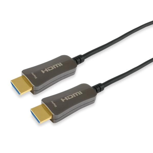 Equip 119430 HDMI 2.0 Active Optical Cable, HDMI Type A -> HDMI Type A 3D, 18 Gbit/s, 30m, Black