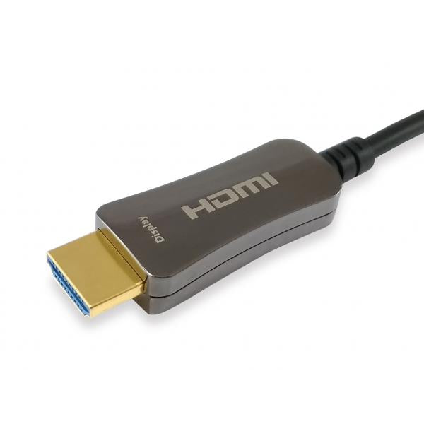 Equip 119430 HDMI 2.0 Active Optical Cable, HDMI Type A -> HDMI Type A 3D, 18 Gbit/s, 30m, Black