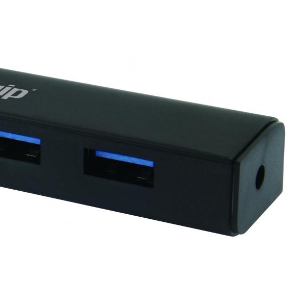 Equip 128953, 4-port USB Hub, USB 3.2 Gen 1 Type-A, 5000 Mbit/s, Black