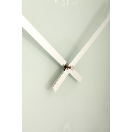 NeXtime klok 2472 Mirror Glass, Ø43 cm, Wall, White