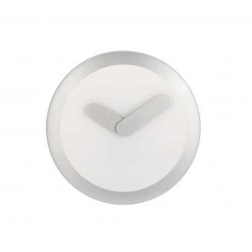 NeXtime klok 2615zi Focus, Ø25 cm, Wall, White/ Silver