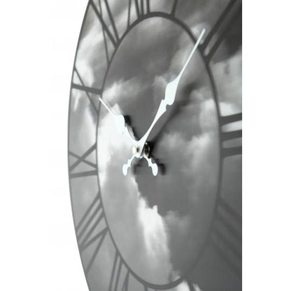 NeXtime klok 3037 Clouds, Ø39 cm, Wall, Black