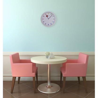 NeXtime klok 3048 Color Change, Ø28 cm, Wall, White/ Multi-color