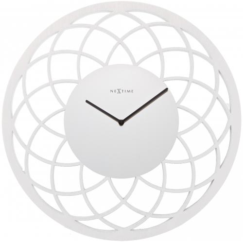 NeXtime klok 3115wi Big Dreamcatcher, Ø60 cm, Wall, White