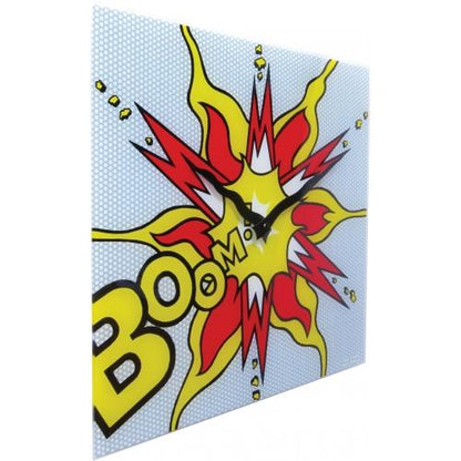 NeXtime klok 8173 Boom, 43x43 cm, Wall ,Red/ Yellow/ White