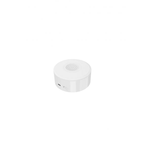 WOOX R7051 Smart Indoor Siren, WiFi 2.4 Ghz, Zigbee 3.0, 30m, White