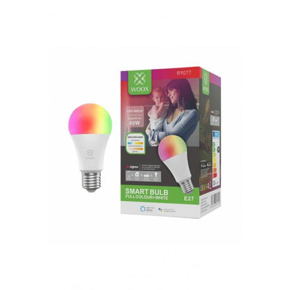 WOOX R9077 Zigbee Smart RGB LED Bulb, WiFi, E27, CCT, Amazon Alexa/ Google Assistant