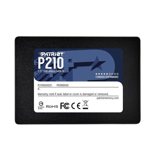 Patriot P210S512G25 P210 SSD, 512GB, 2.5", SATA3, TRIM, SMART, 520/ 430 MB/s, 50K IOPS