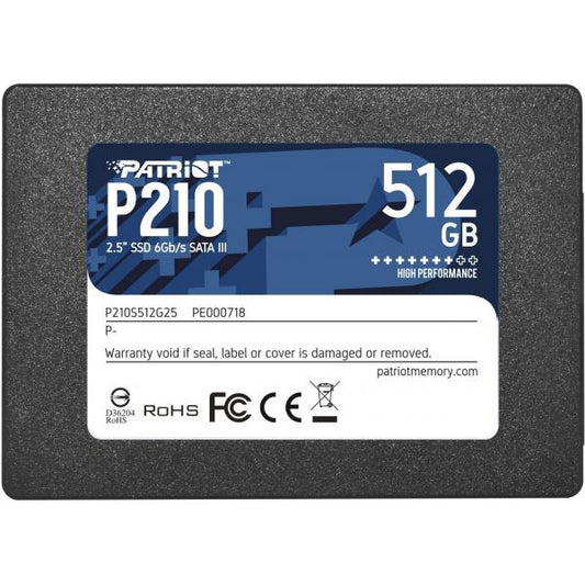 Patriot P210S256G25 P210 SSD, 256GB, 2.5", SATA3