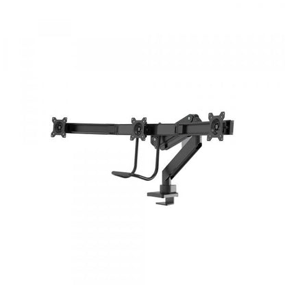 Neomounts NM-D775DX3BLACK flat screen desk mount, 17"-24", 6 kg, 100x100 mm, clamp/bolt,