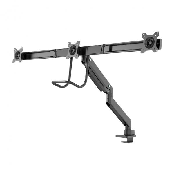 Neomounts NM-D775DX3BLACK flat screen desk mount, 17"-24", 6 kg, 100x100 mm, clamp/bolt,