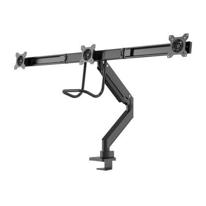 Neomounts NM-D775DX3BLACK flat screen desk mount, 17"-24", 6 kg, 100x100 mm, clamp/bolt,