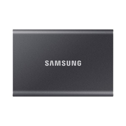 Samsung MU-PC1T0T/WW T7 Portable SSD, 1000 GB, USB Type-C, 3.2 Gen 2, 1050 MB/s, Password, Grey