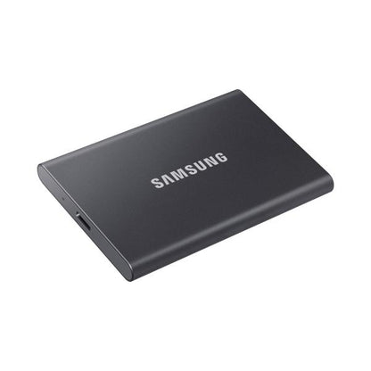 Samsung MU-PC1T0T/WW T7 Portable SSD, 1000 GB, USB Type-C, 3.2 Gen 2, 1050 MB/s, Password, Grey