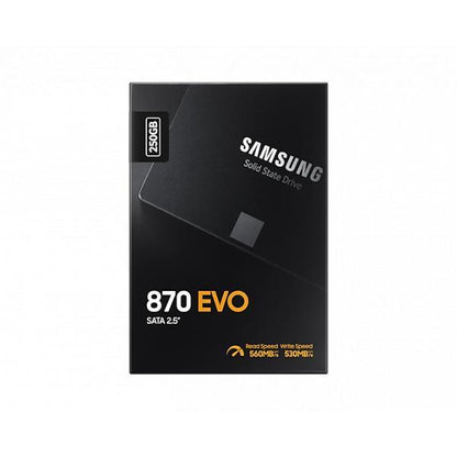 Samsung MZ-77E500B 870 EVO SSD, 500 GB, 2.5", SATA3 6 Gbps, 3D V-NAND, 560/ 550 MB/s, 512 MB DDR4