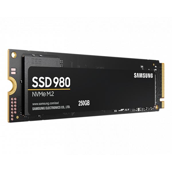 Samsung MZ-V8V250BW 980 SSD, 250 GB, PCIe 3.0, NVMe M.2, 2900/ 1300 MB/s