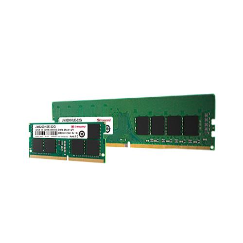 Transcend JM3200HLB-16G JetRam 16 GB, DDR4, U-DIMM, 3200 Mhz, 2Rx8, 1Gx8, CL22, 1.2V