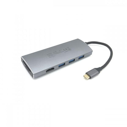 Equip 133482 USB-C 7in 1 Multifunctional Adapter