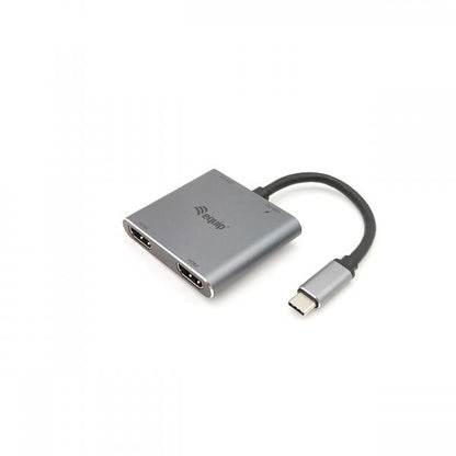 Equip 133484 USB-C 4 in 1 Dual HDMI Adapter