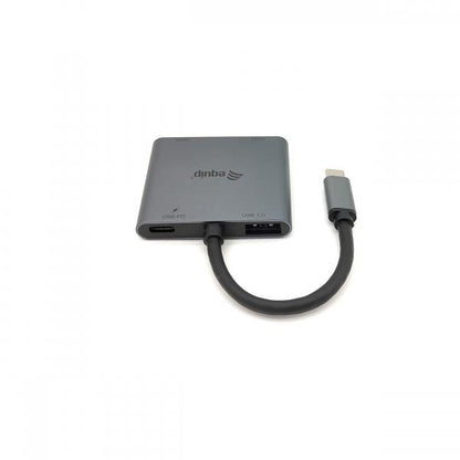 Equip 133484 USB-C 4 in 1 Dual HDMI Adapter