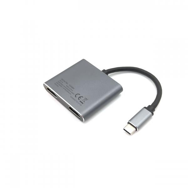 Equip 133484 USB-C 4 in 1 Dual HDMI Adapter