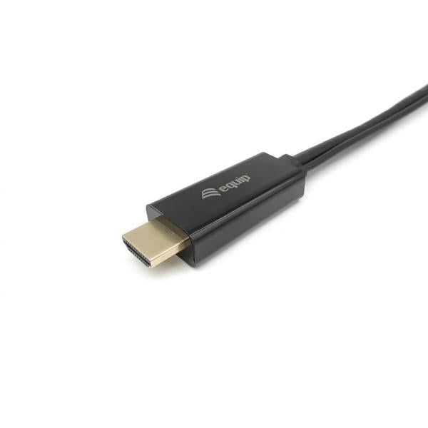 Equip 119039 HDMI to DisplayPort Adapter, 0.15 m, HDMI Type A (Standard) DisplayPort, Male, Straight