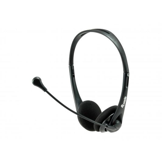 Equip 245305 USB Headset, Headset, Head-band, Office/Call center, Black, Binaural, In-line control u