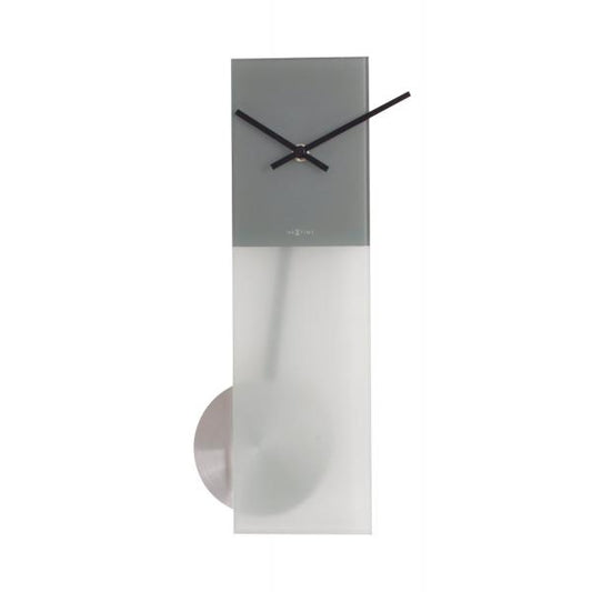 NeXtime klok 3013 2D Clock 11x38 Gematteerd glas