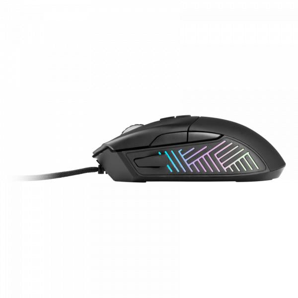 L33T Gaming 160383 Gungnir Gaming Mouse. 8 Buttons, 16.000DPI, Ergonomic, RGB