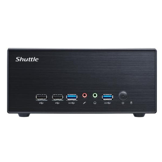 Shuttle XH510G2 XPC Slim PC Barebone, Intel H510, LGA1200, 2x DDR4 (max.64GB) 2.5" bay, HDMI, DP