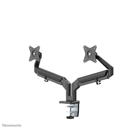 Neomounts DS70-810BL2 Desk Mount ultra flat, clamp/grommet, Dual-mount, 17 - 32 inch